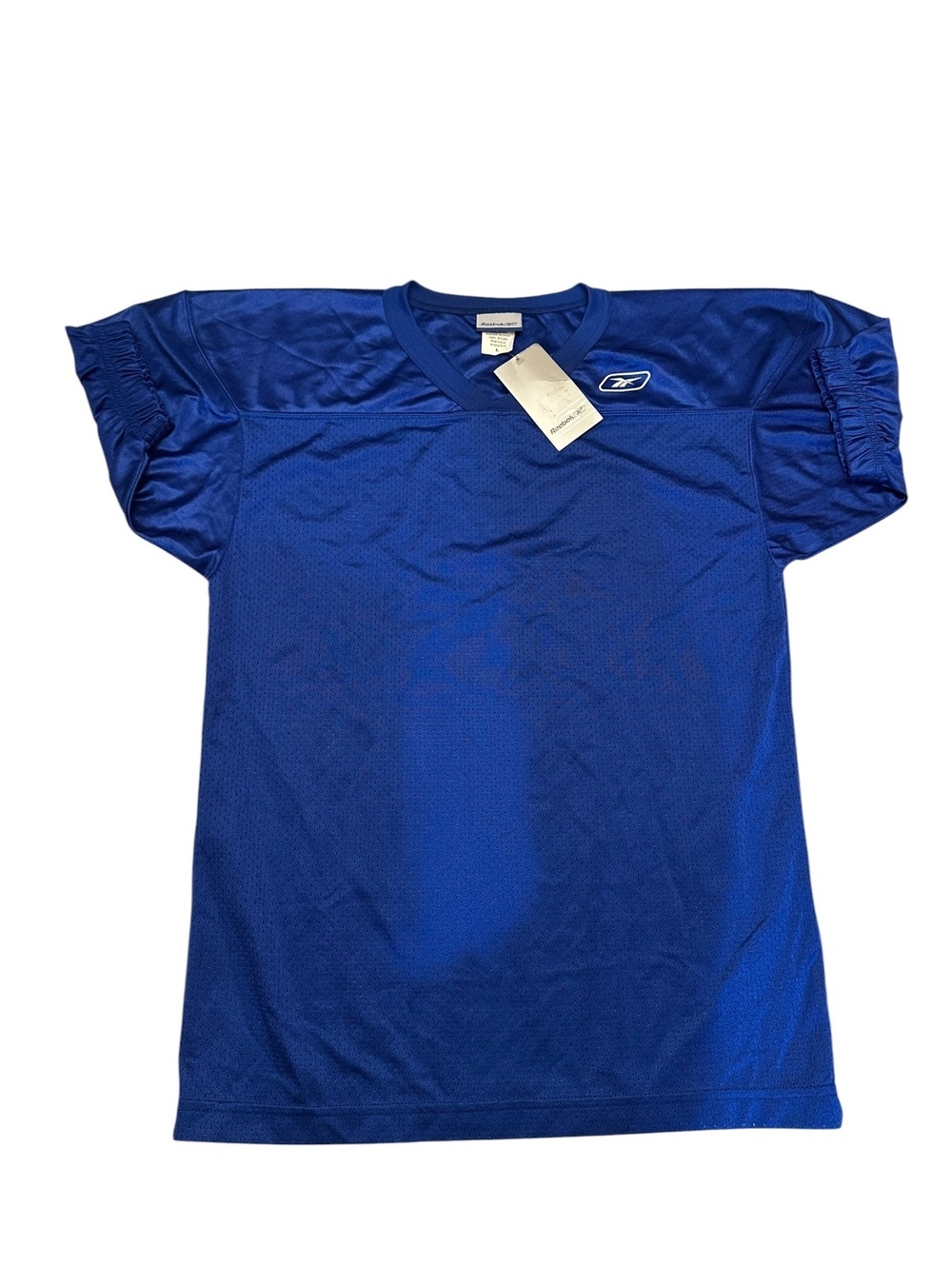 Vintage Reebok Youth Football Practice Jersey Blue NWT Size Youth Large